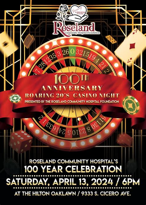 100 roaring sevens casino|Roseland Community Hospital: 100th Anniversary Roaring 20's .